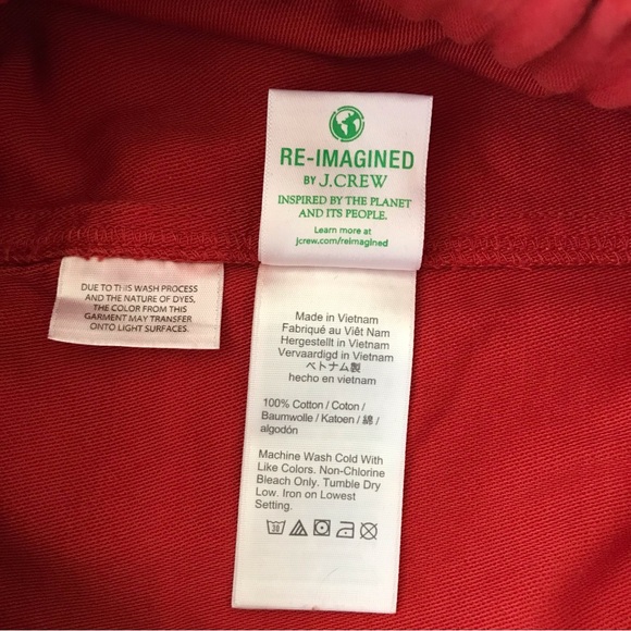 J. CREW Pull-On Camp Short Spiced Cayenne Elastic Waist - Picture 10 of 13